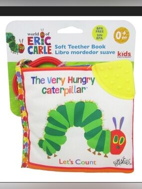 The Very Hungry Caterpillar 🐛 Let’s Count - Soft Teether Book